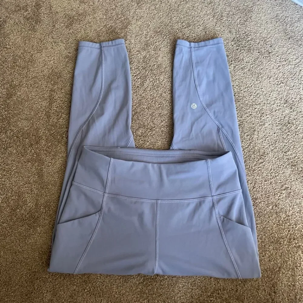 Lululemon Women's Purple and Blue Leggings